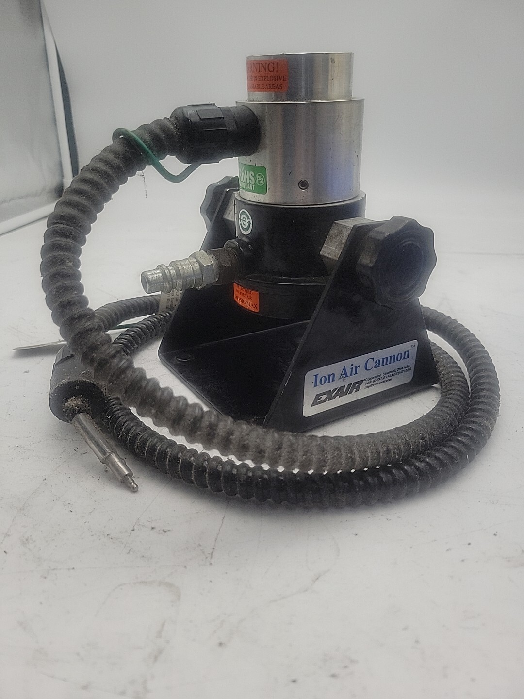 Exair 8192 Ion Air Cannon,250 Psi,15.5 Scfm