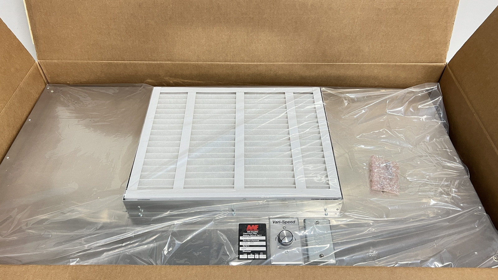 AAF International FM2-LE 3100337-004 Filter Fan Unit with HEPA –New in Box