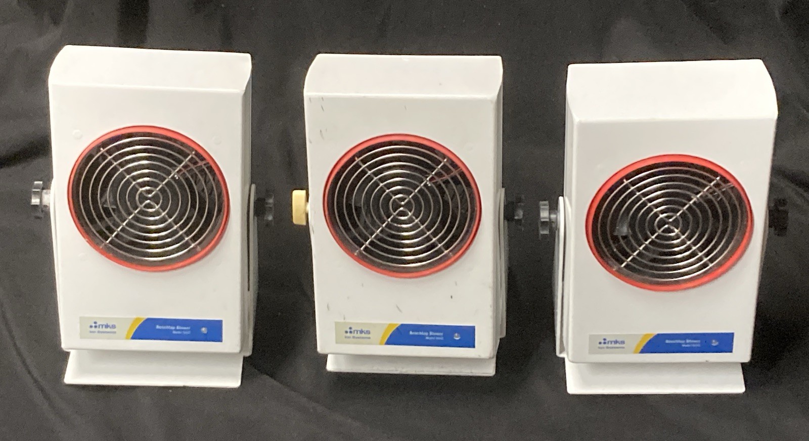3 MKS Industrial Ionizing Benchtop Blowers Model: 6442 Ion Systems Inc