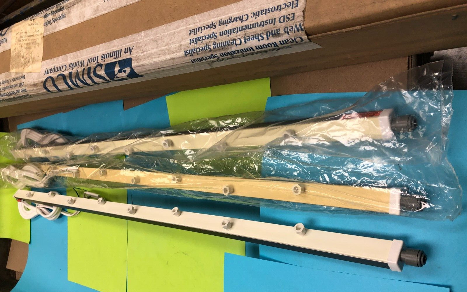 (3 units) Simco Richmond Air Assist Ionization Pulse Bar 36 inches long NEW