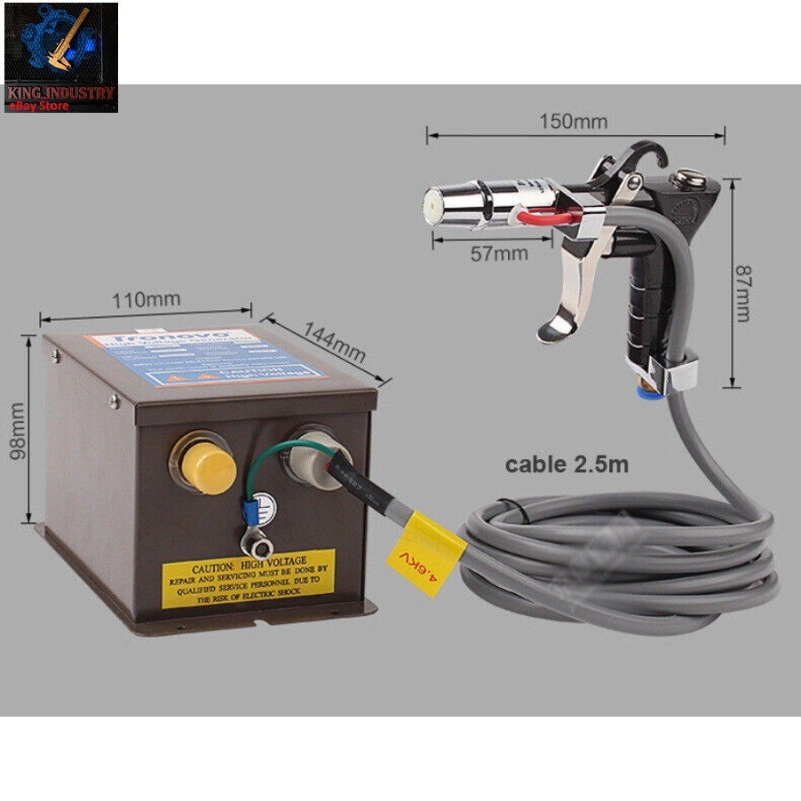 A 220V Industrial Ionizing Air Gun Kit Electrostatic Eliminator 4.6KV 0.3-0.8Mpa