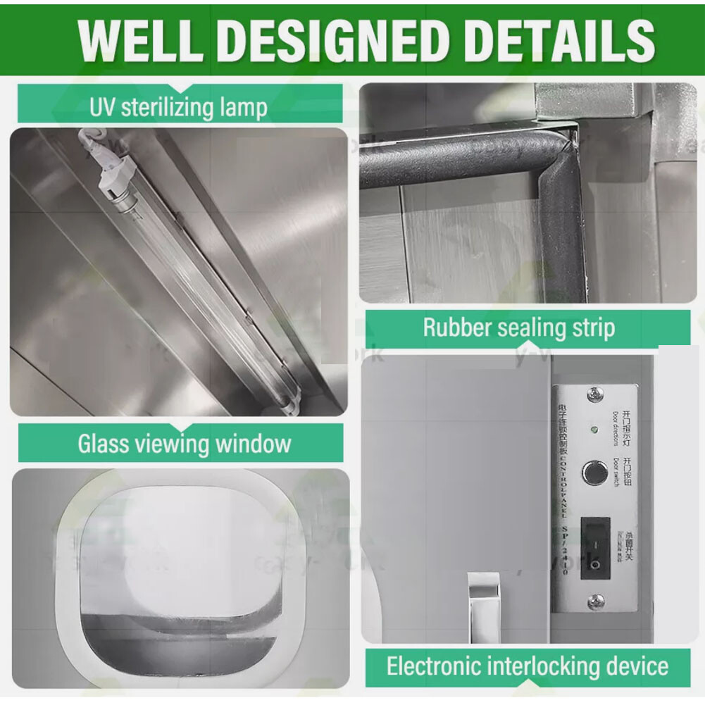 clean room equipment, passbox stainless steel manufacturer pass box 40*40*40CM