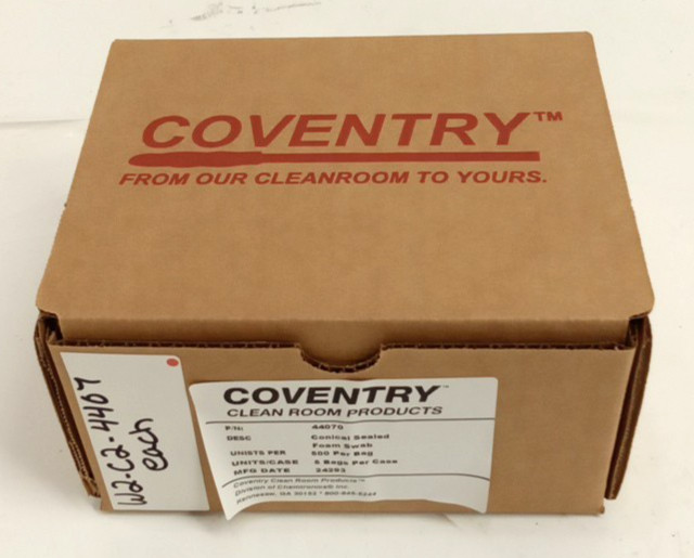 Coventry 44070 Conical Sealed Foam Swab .13″ Head 3.2″ OAL Handle 500pk