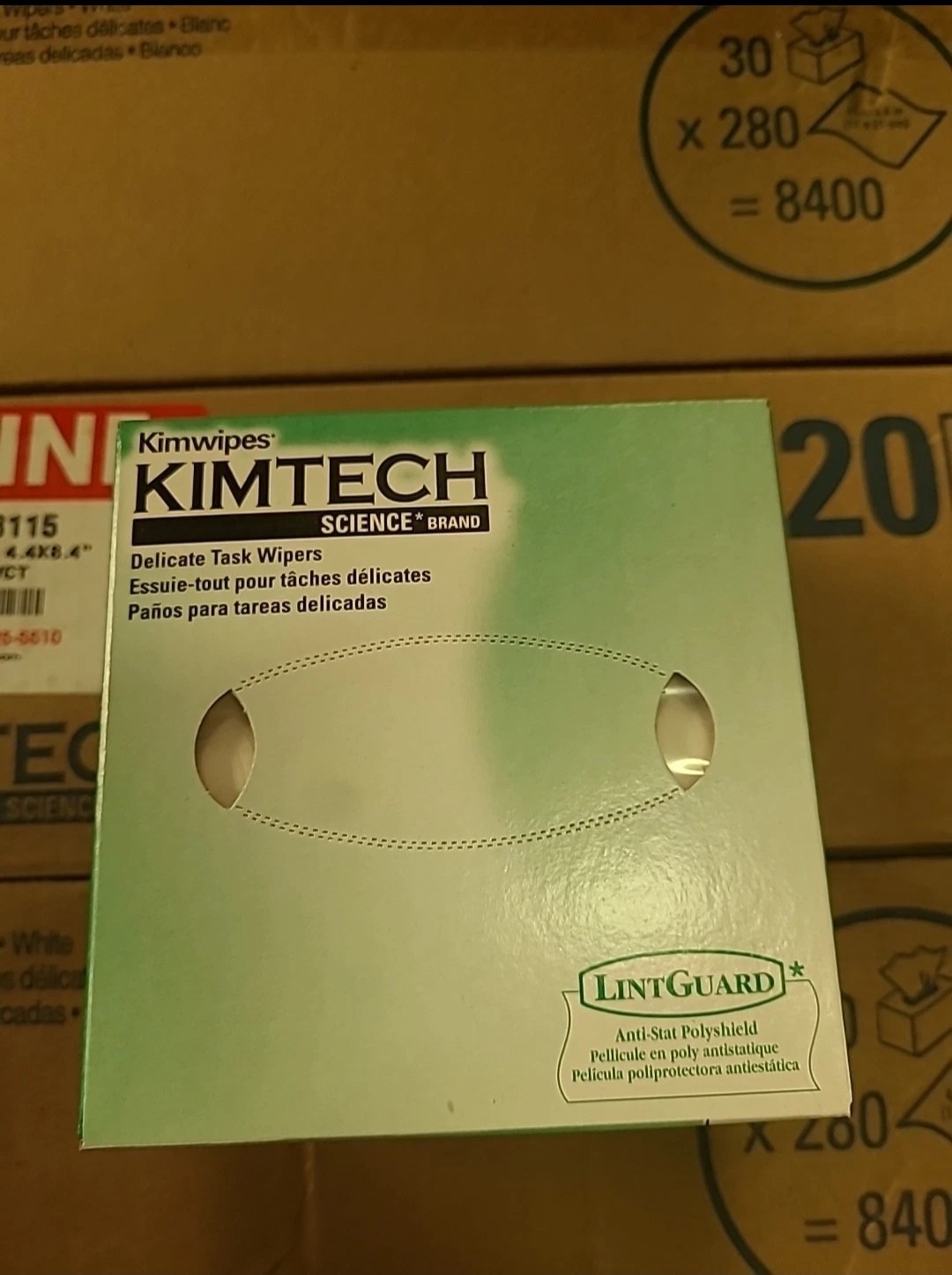 Kimtech Kimwipes Delicate Task Wipers 4.4″ x 8.4″ – Full Case (30 Boxes,…