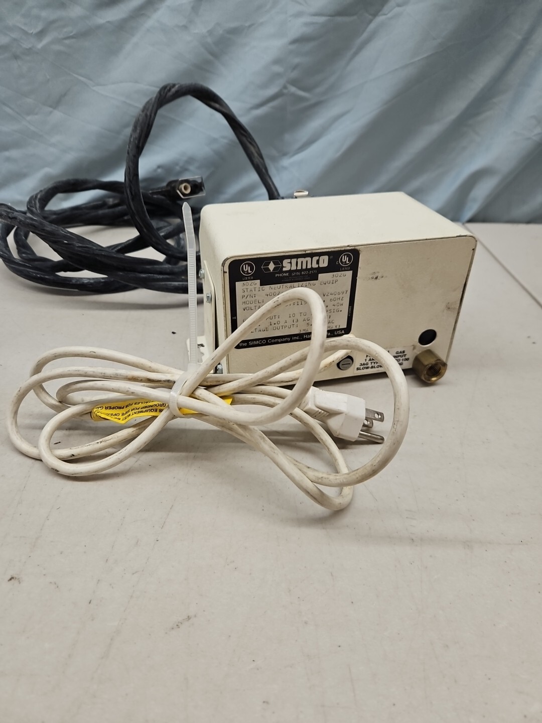 Vintage Simco Top Gun 302G Static Neutralizing Blow Off Gun 4002663 F10 GAS VHTF