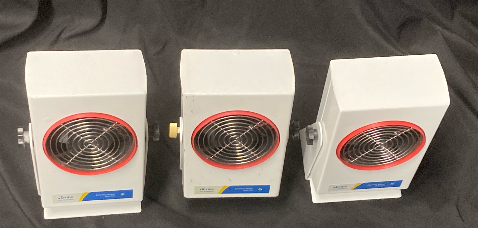 3 MKS Industrial Ionizing Benchtop Blowers Model: 6442 Ion Systems Inc