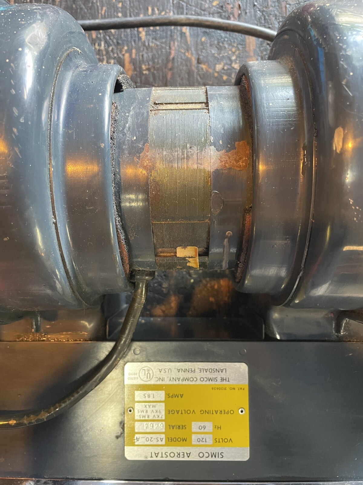 Simco Aerostat AS-20A Ionizer Blower Only Tested Working