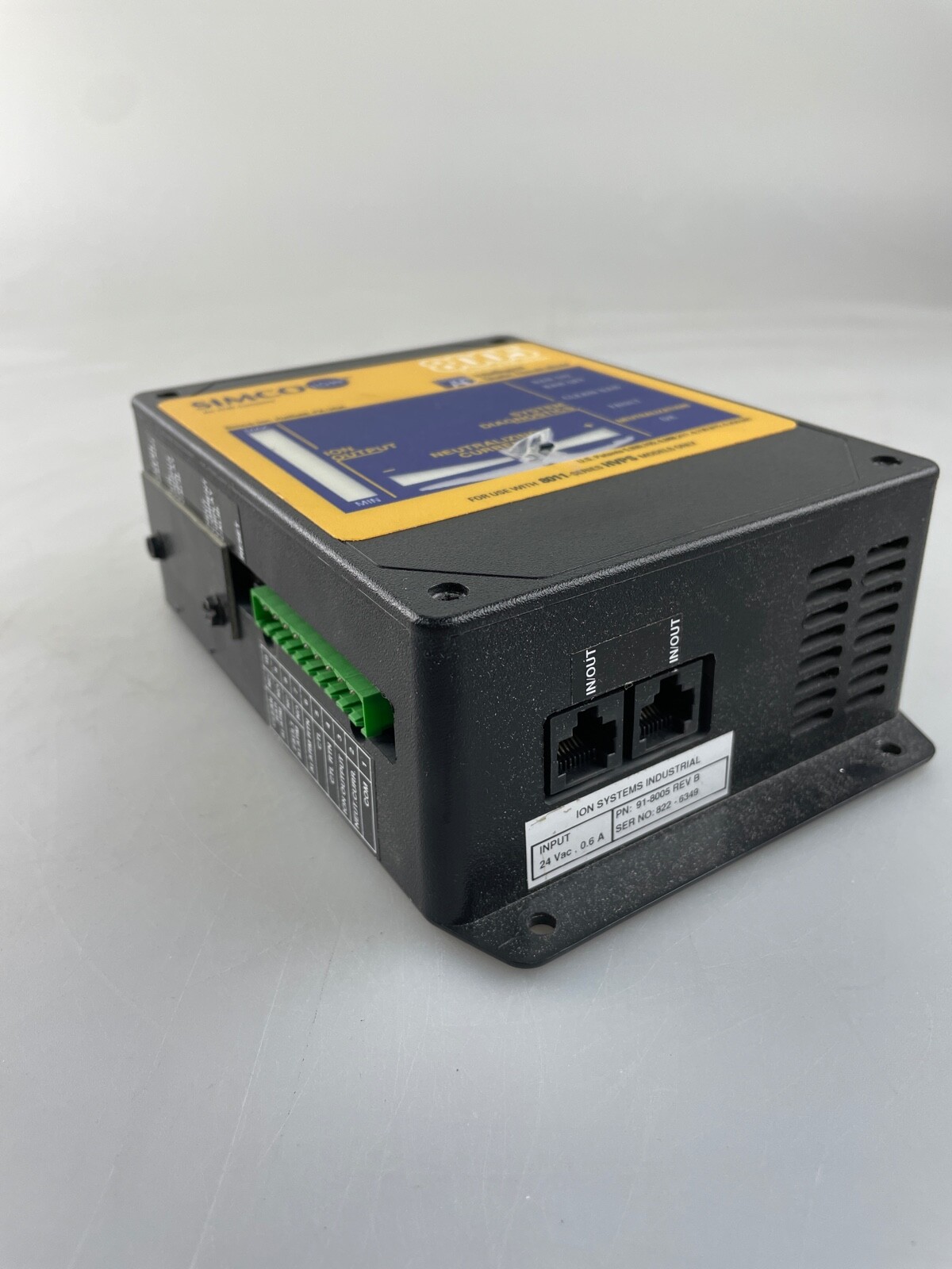 Simco Ion 8005 Control Module, Intelligent Static Neutralizer 8011 Series (Used)