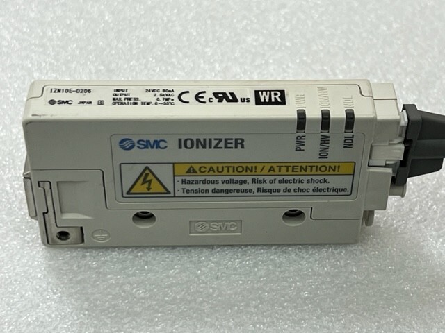 SMC IZN10E-0206 24VDC 8mA Ionizer Used