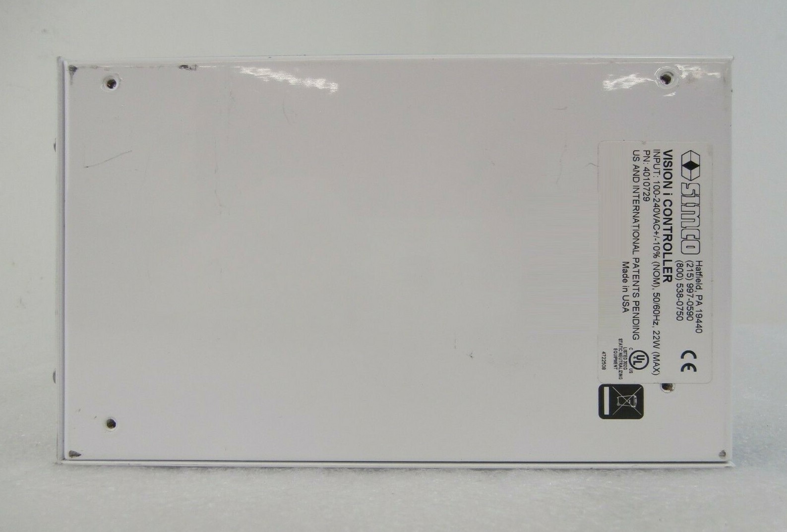 Simco 4010729 Ionizing Bar Controller Ionizer VISION i Working Surplus