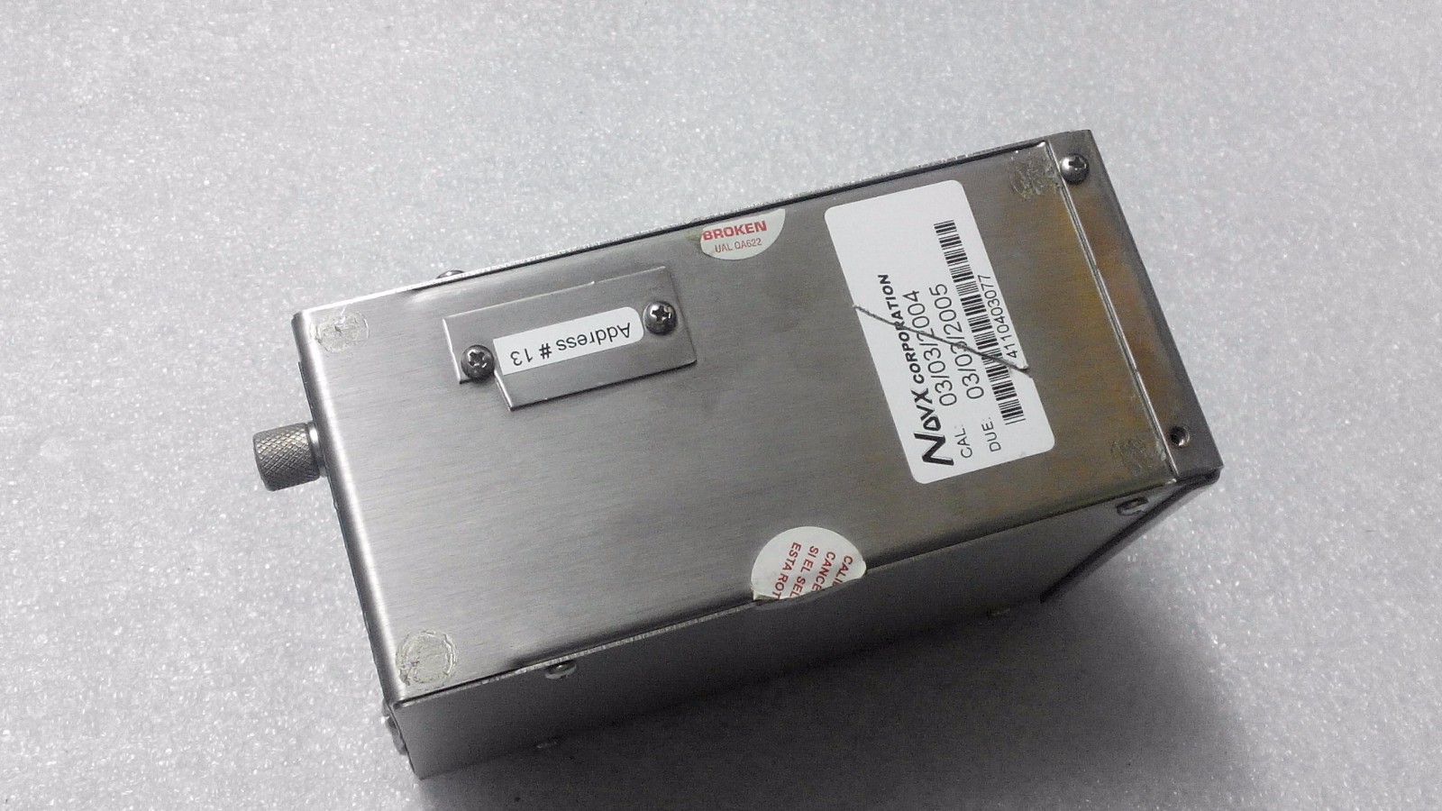 Novx Series 400 Digital Workstation Monitors Particle Counter