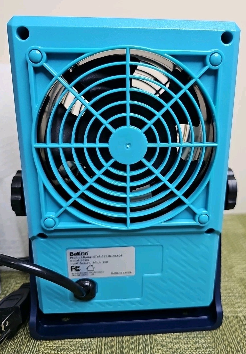 BAKON BK001 Ion Blower Anti-Static ESD Ionizing Fan for Electronics Repair NEW