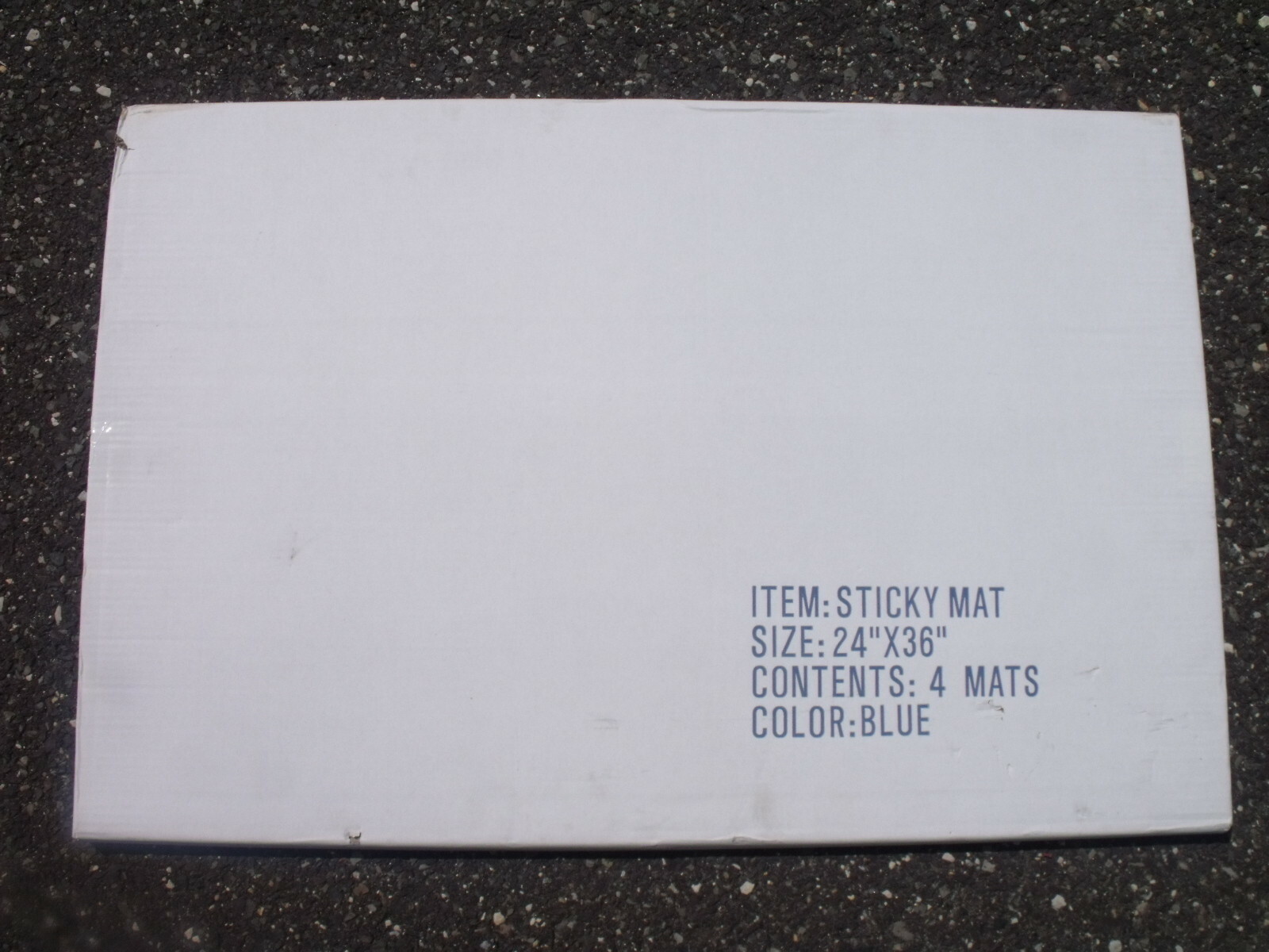 Case of (4) VWR 10127-162 (24×36)” Tacky Traxx Blue Cleanroom Mats