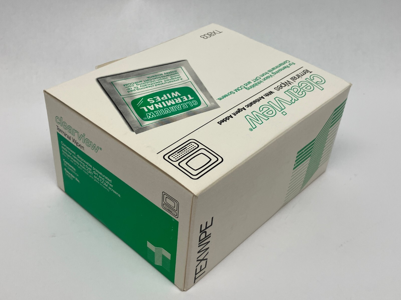 Texwipe TX803 clearview Terminal Wipes w/ Antistatic Agent Added