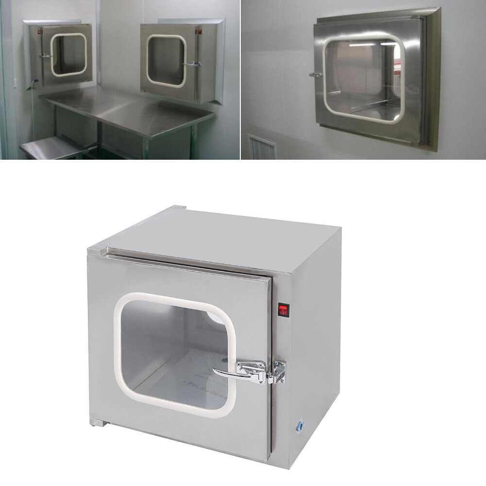 Stainless Electrical Interlock Transfer Window For Clean Room 50*50*50CM