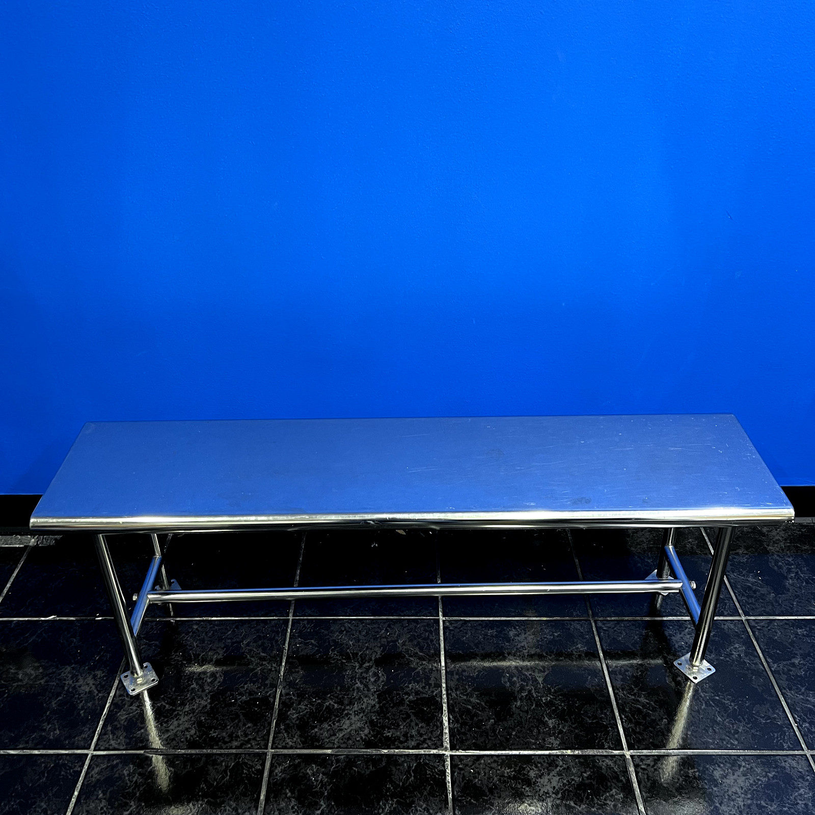 Cleanroom Stainless Steel Gowning Benches LxWxH=48″x12″x16″ Heavy Duty