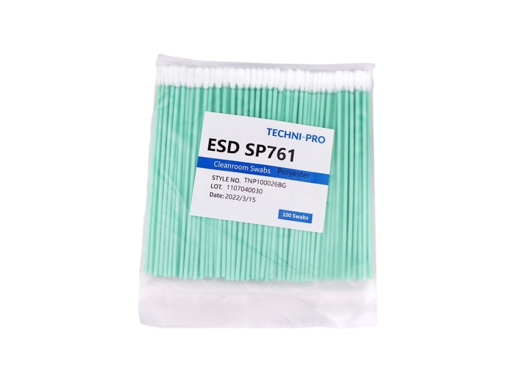 Techni-Pro TNP100026BG – PSWB761 Cleanroom ESD Polyester Knit Swab, Static