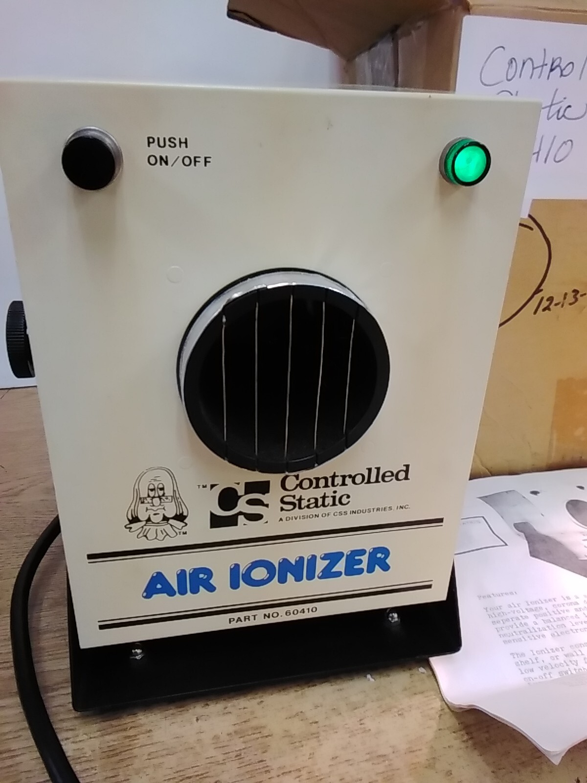 Controlled Static Air Ionizer Anti Static Control 60410