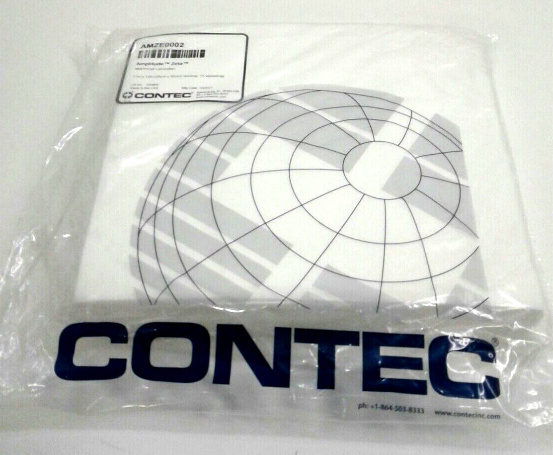 Contec AMZE0002 Amplitude Zeta MBPP / Cell Laminated 11″ x 12″ Wipes Bag Of 75
