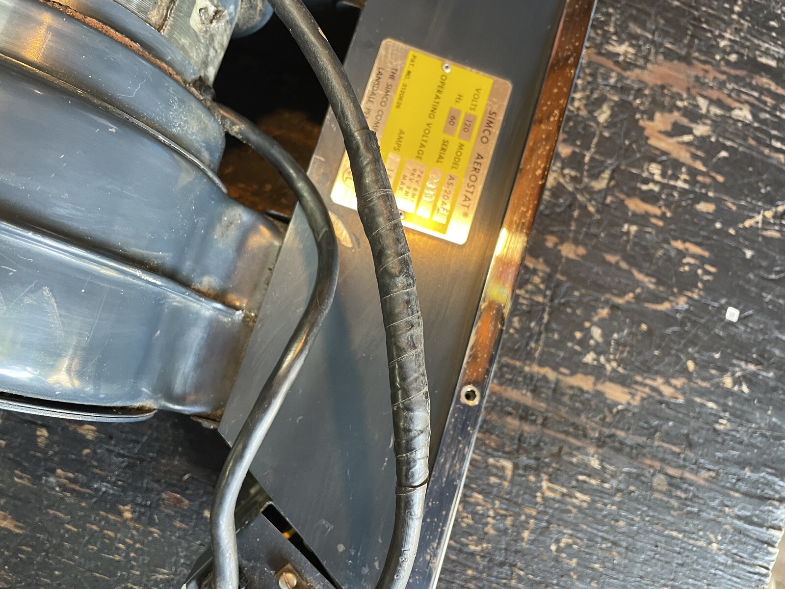 Simco Aerostat AS-20A Ionizer Blower Only Tested Working