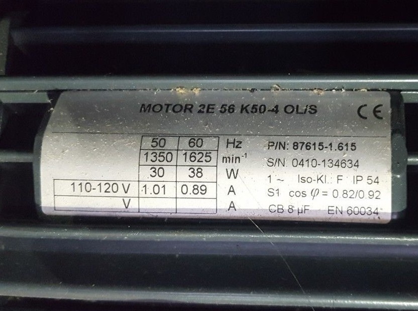 SIMCO AEROSTAT AS-20 0601101303 BLOWER / HEATER (BR6.4)