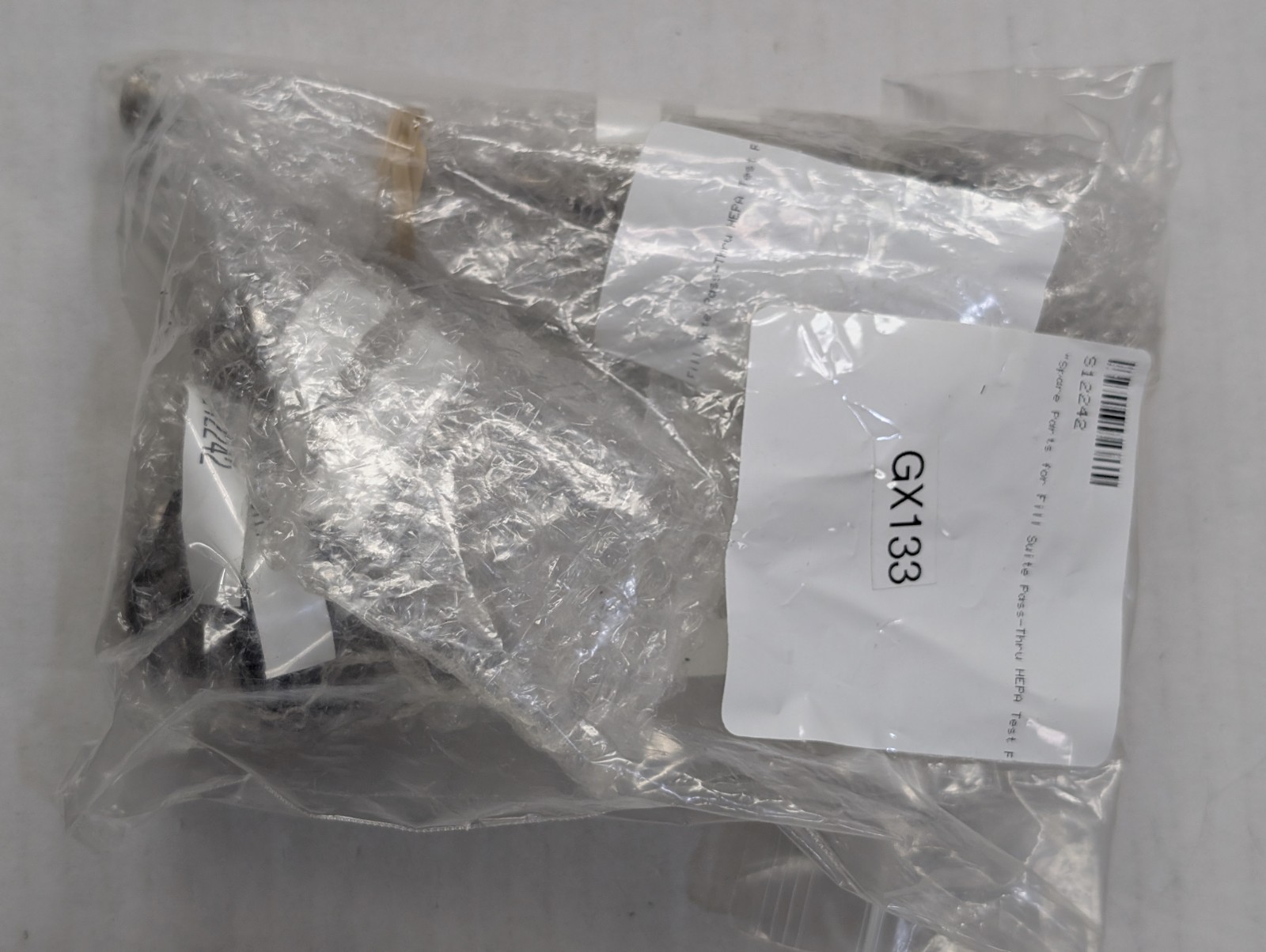 Cleanroom HEPA Filter Test Port Spare Parts Kit Stainless Steel Transfer Tube