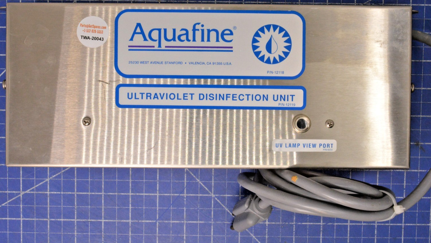 12119-4225 / ULTRAVIOLET DISINFECTION UNIT SP-2 / AQUAFINE
