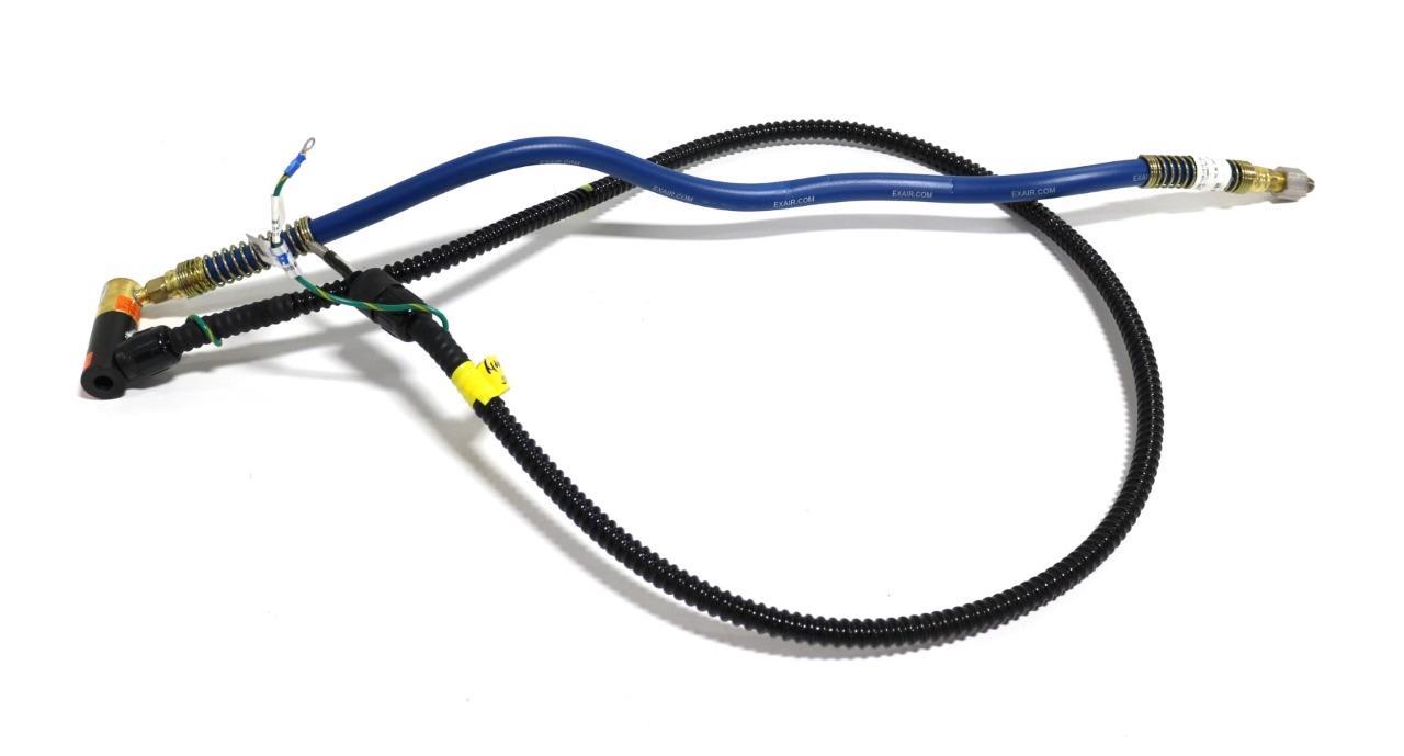 Exair Ion Air Jet Model 7194 w/ Model 9290 Stay Set Flexible Hose 30 inch