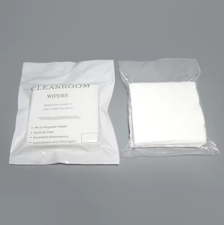6″X6″ Cleanroom Soft Wipers Class 1-10000 Microfiber Dust Free Cloth 100 pcs/Bag