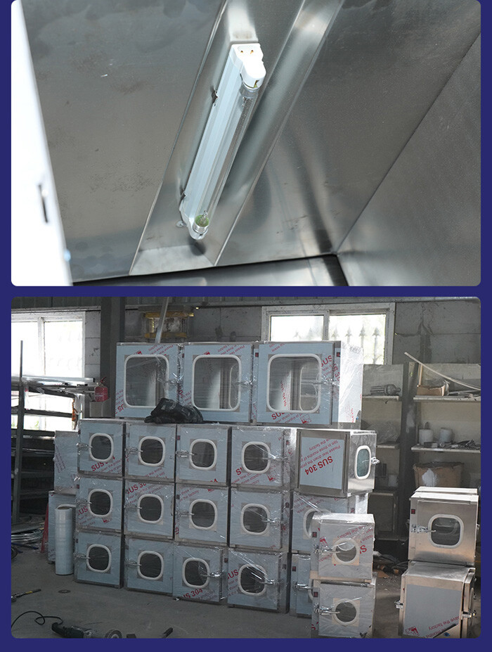 Stainless Steel Cleanroom Tech Pass Through Cleanroom Equipment 110V