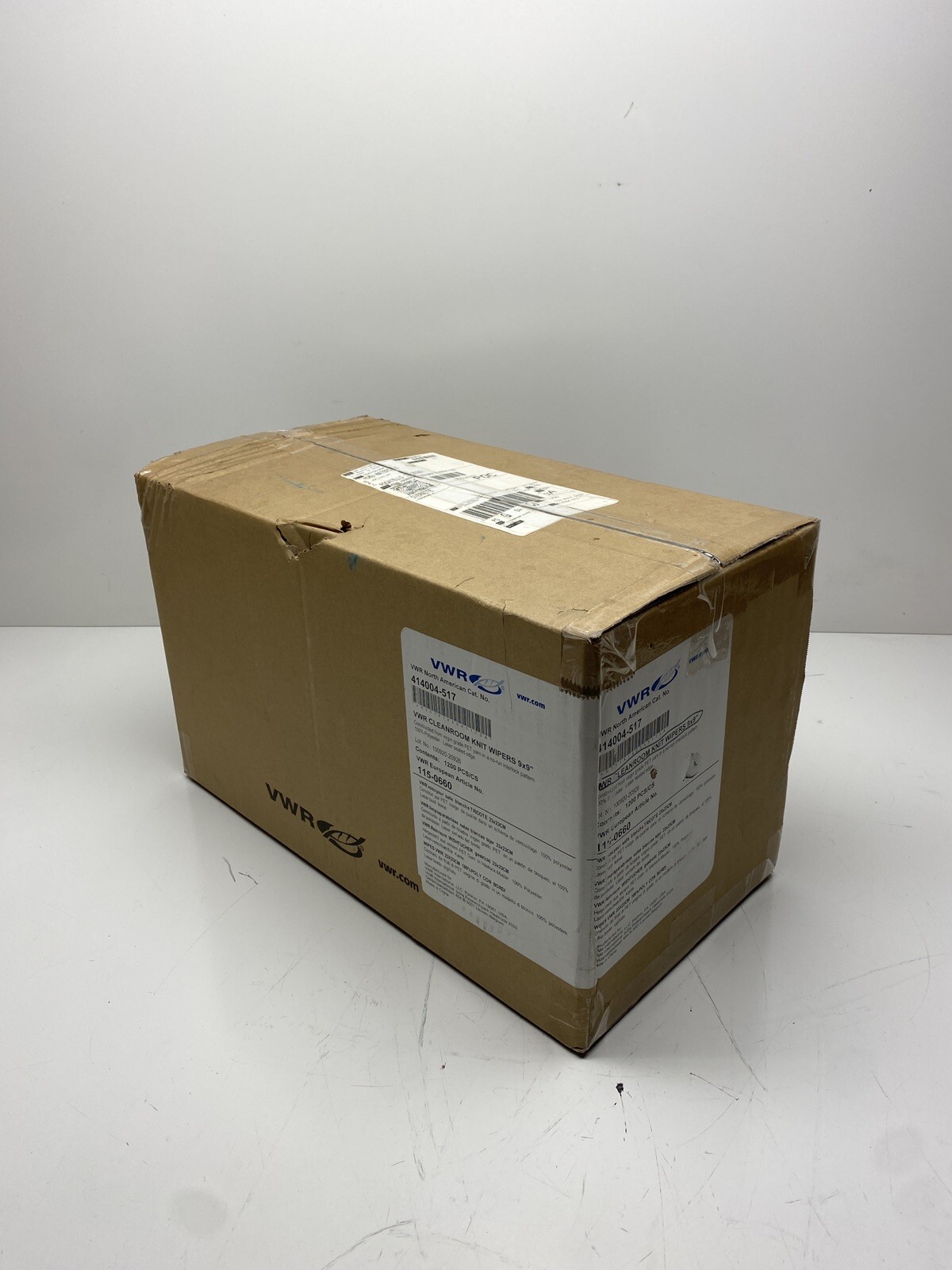 VWR Cleanroom Knit Wipers 9″x9″ 1200 pcs 414004-517 Wipes