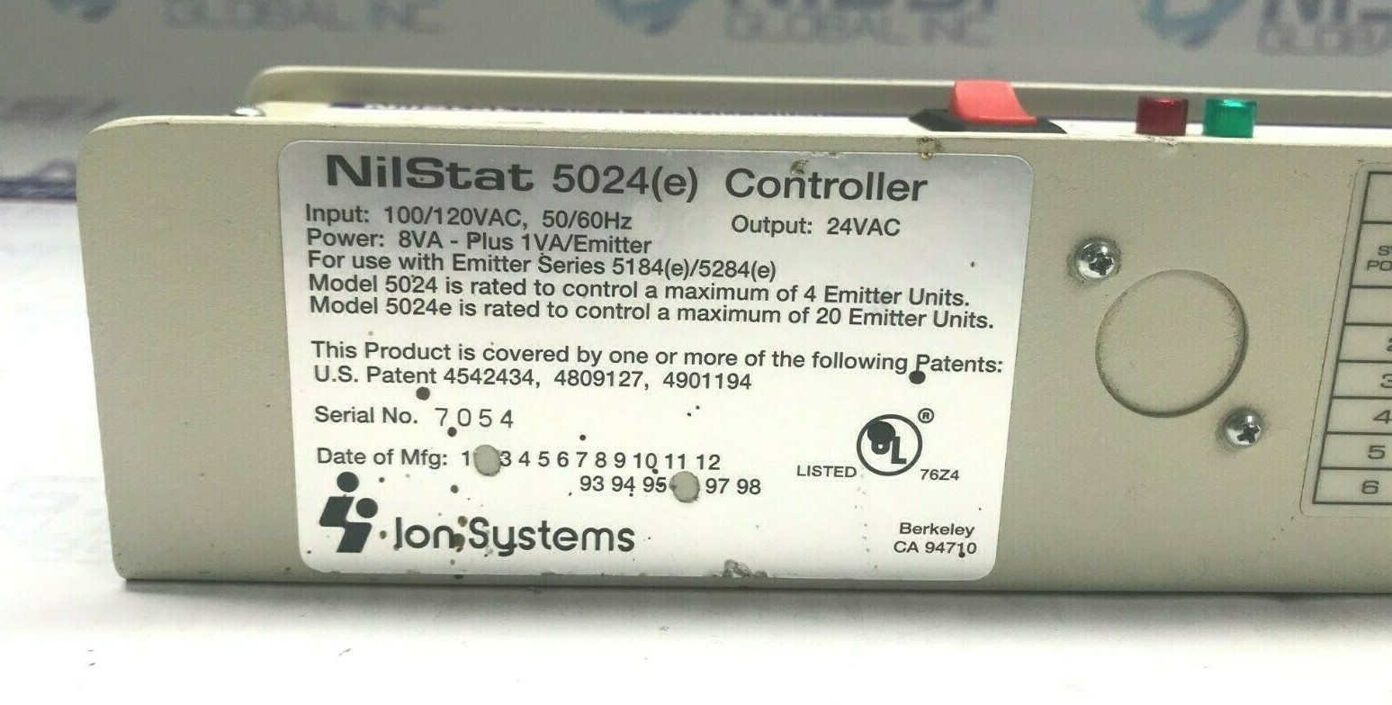 Ion Systems NilStat 5024(e) Controller