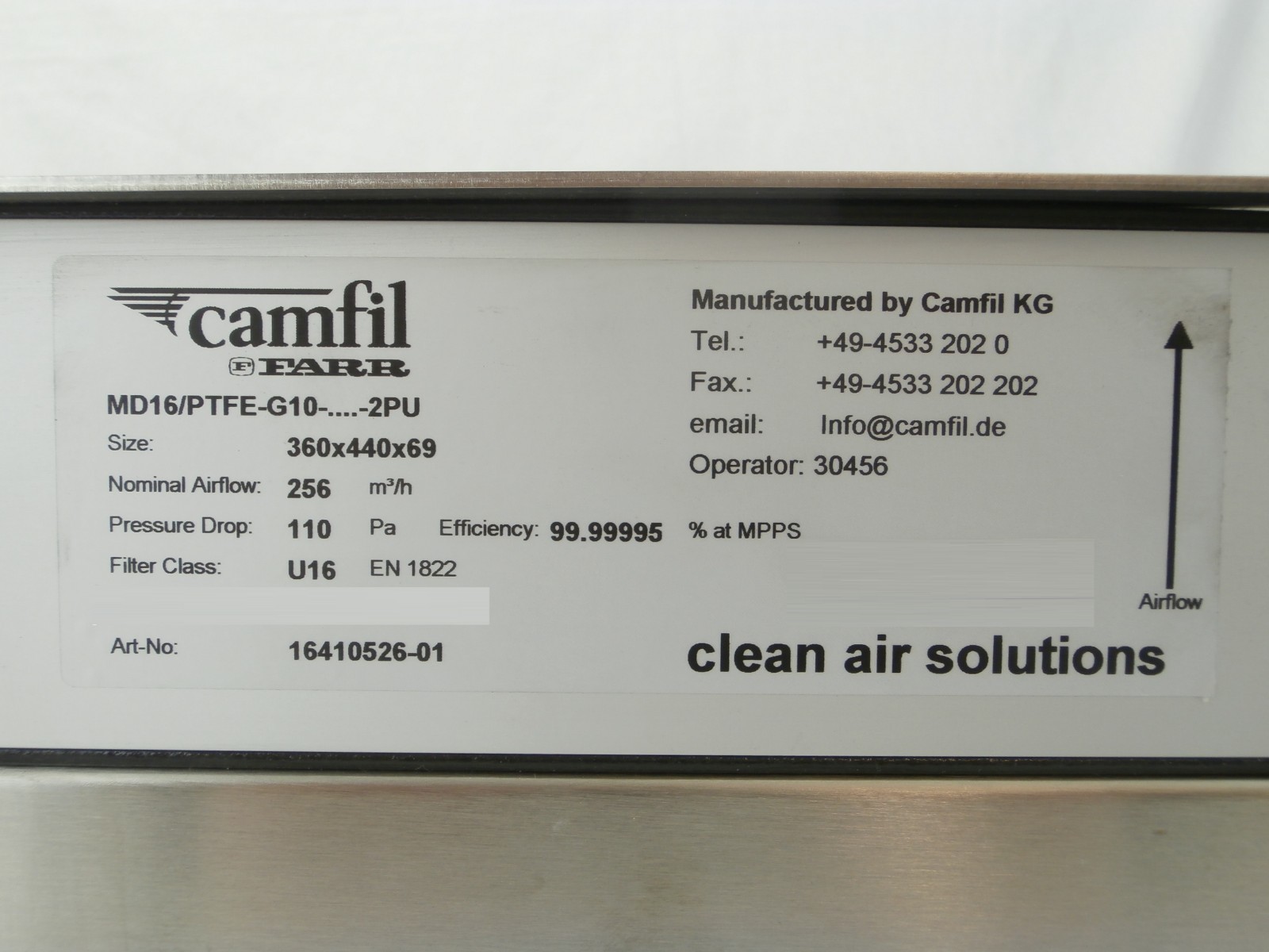 KLA-Tencor 11301406028000 WEI/WBI Colandis 12626 FFU Fan Filter Unit Working