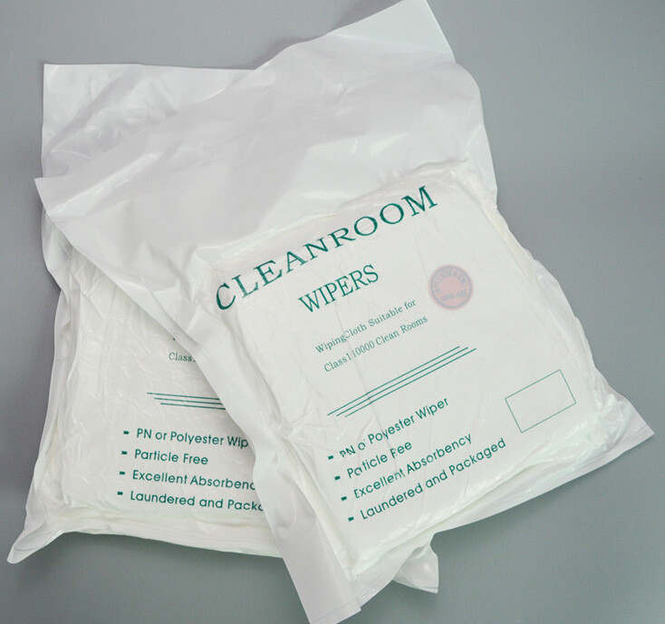 100pcs 9″x9″ 140g Dust-Free Cleaning Wipes Microfiber Lint-Free Cleanroom Wipers
