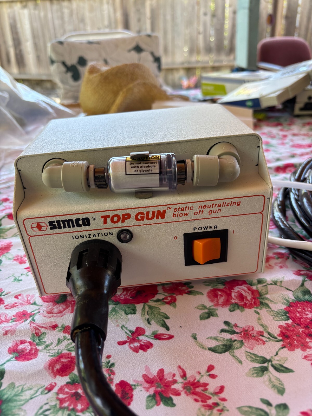 Simco F10 Top Gun Static Neutralizing Blow Off Gun 4002663 115VAC 60Hz 0.3A