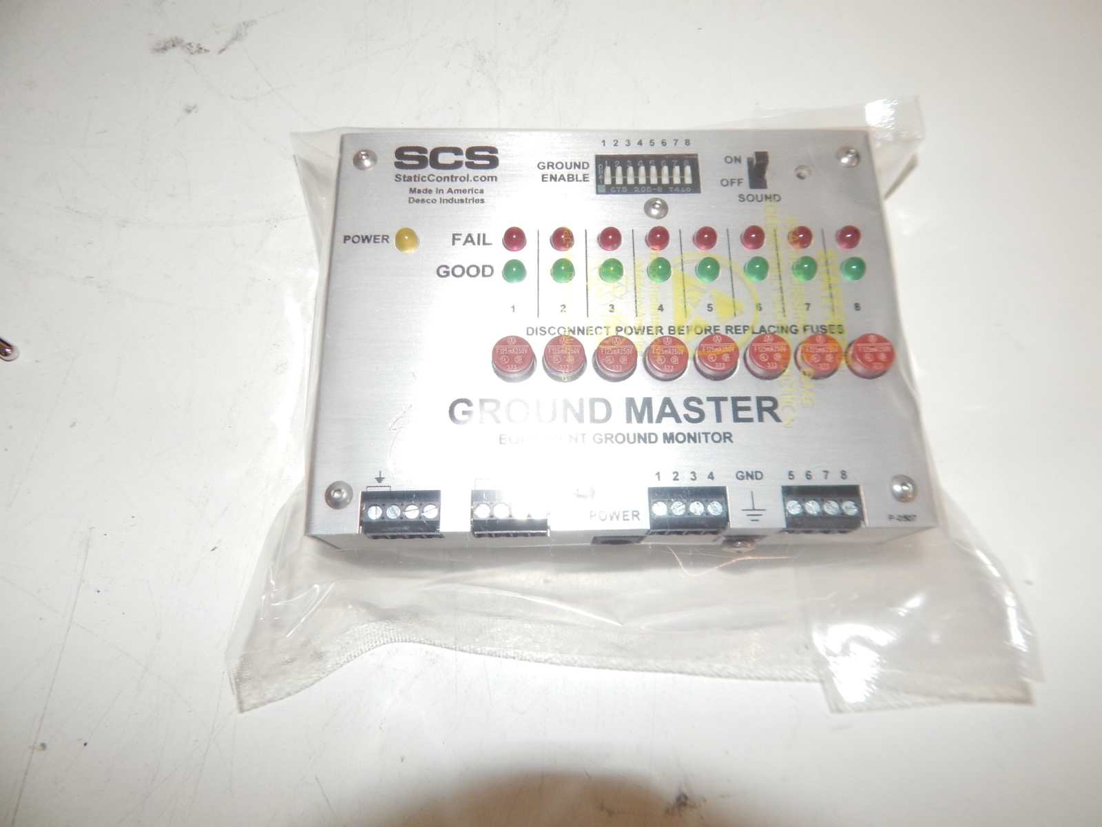 SCS GROUND MASTER EQUIPMENT GROUND MONITOR MODEL CTC065-RT-WW – NEW (PSM111)
