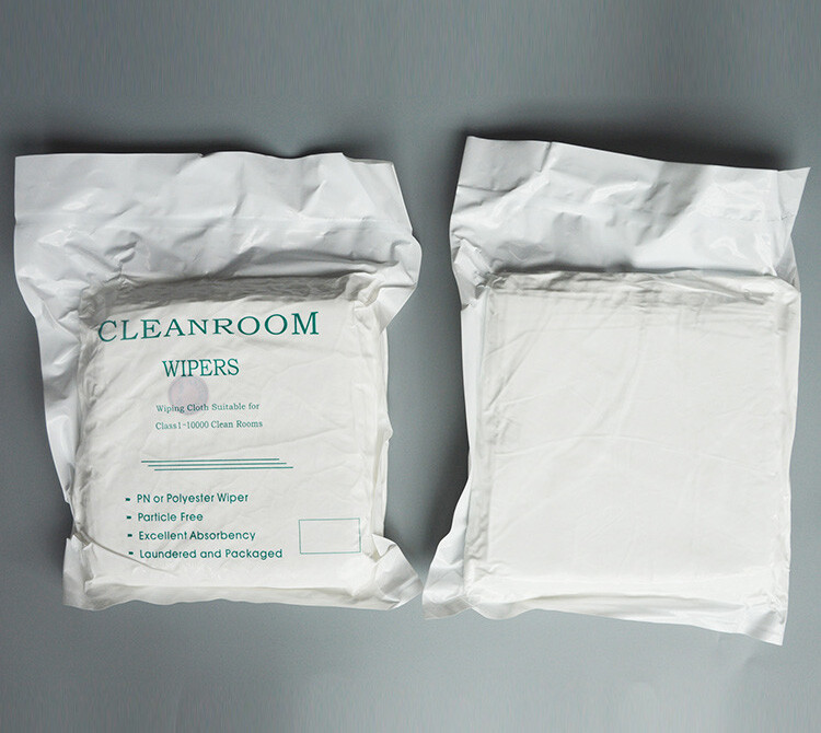 100pcs 9″x9″ 200g Dust-Free Cleaning Wipes Microfiber Lint-Free Cleanroom Wipers