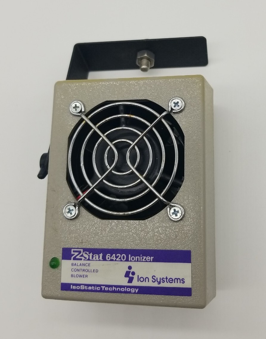 Ion Systems, Zstat 6420 Ionizer Blower with black bracket, Used (A)