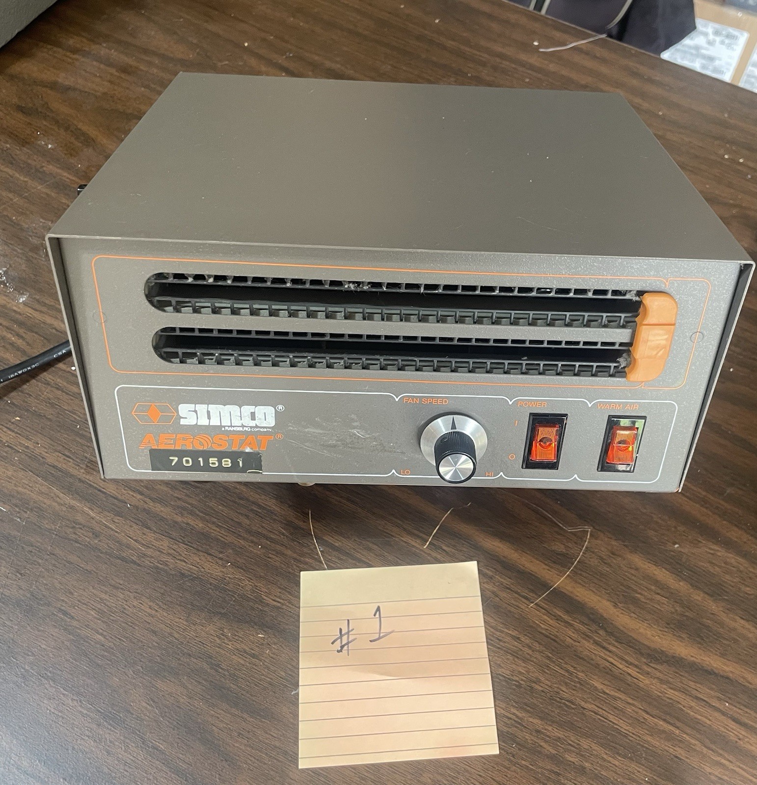 Simco Aerostat A300 Ionized Heated Variable Air Blower | Anti-Static Ref #1