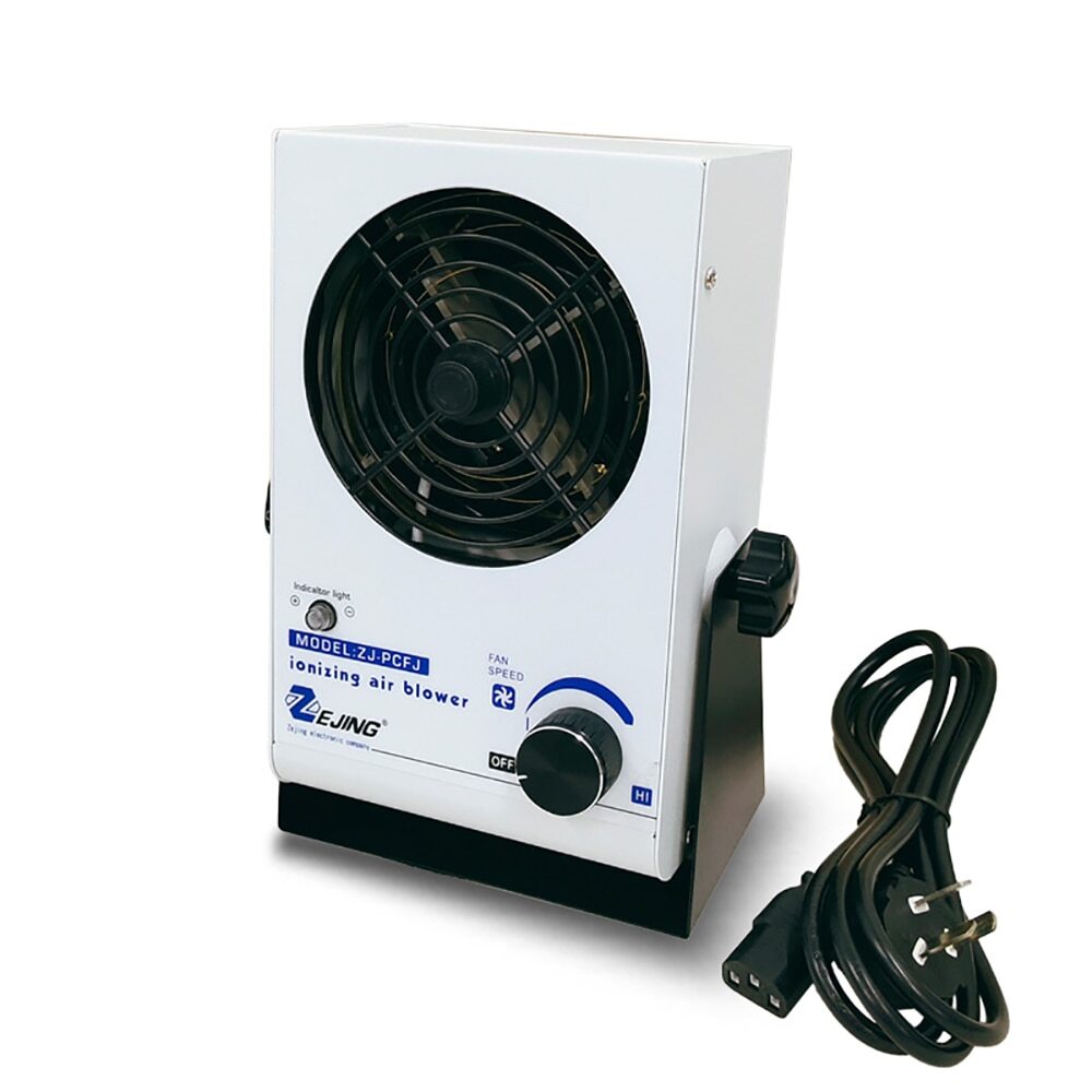 Desktop Anti-Static Ion Fan Industrial Static Eliminator Ionzing Air Blower