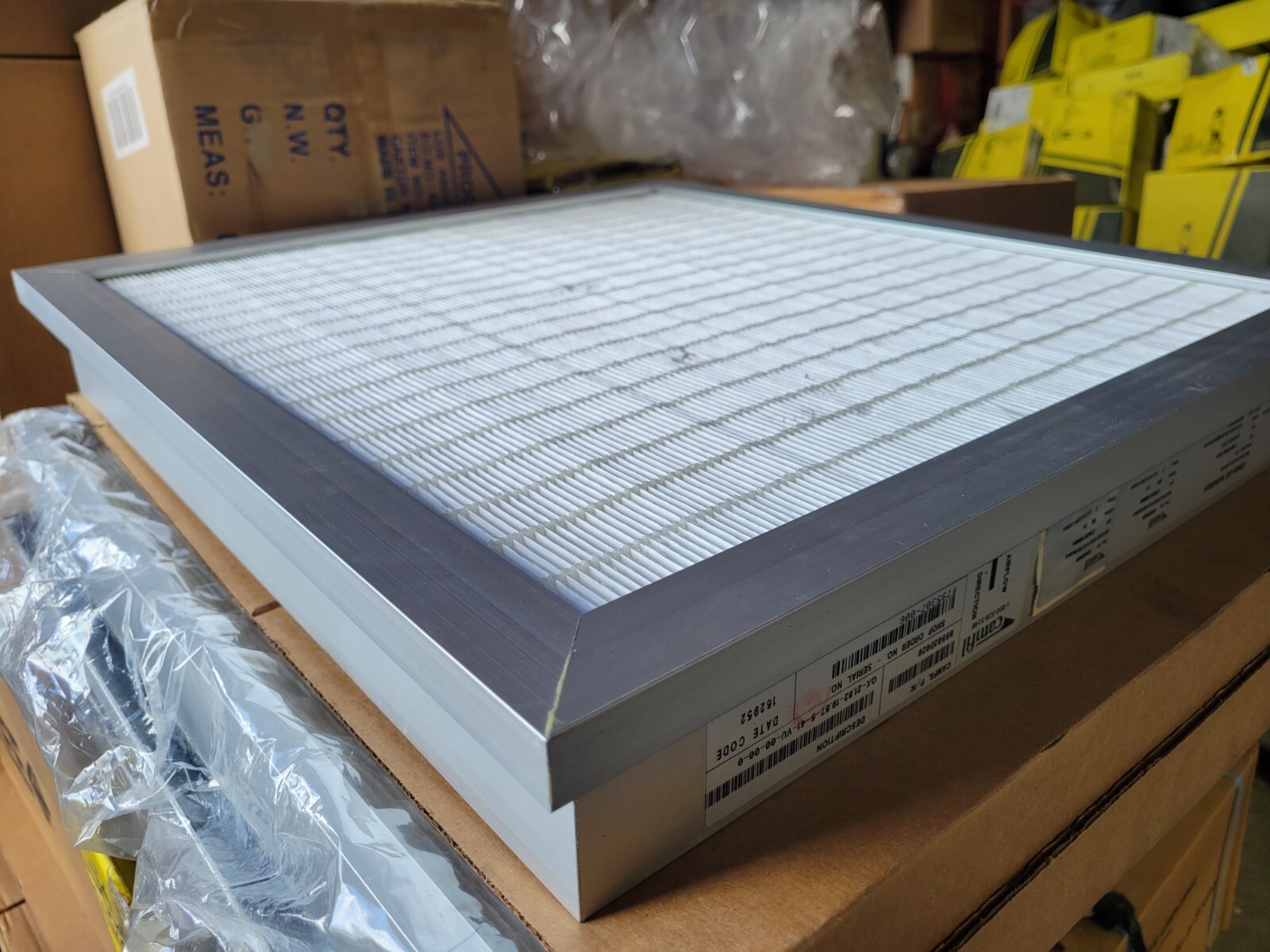 Camfil Megalam 85502D029 F HEPA FILTER 99.99% High Efficiency 20″ x 18″ NEW $179