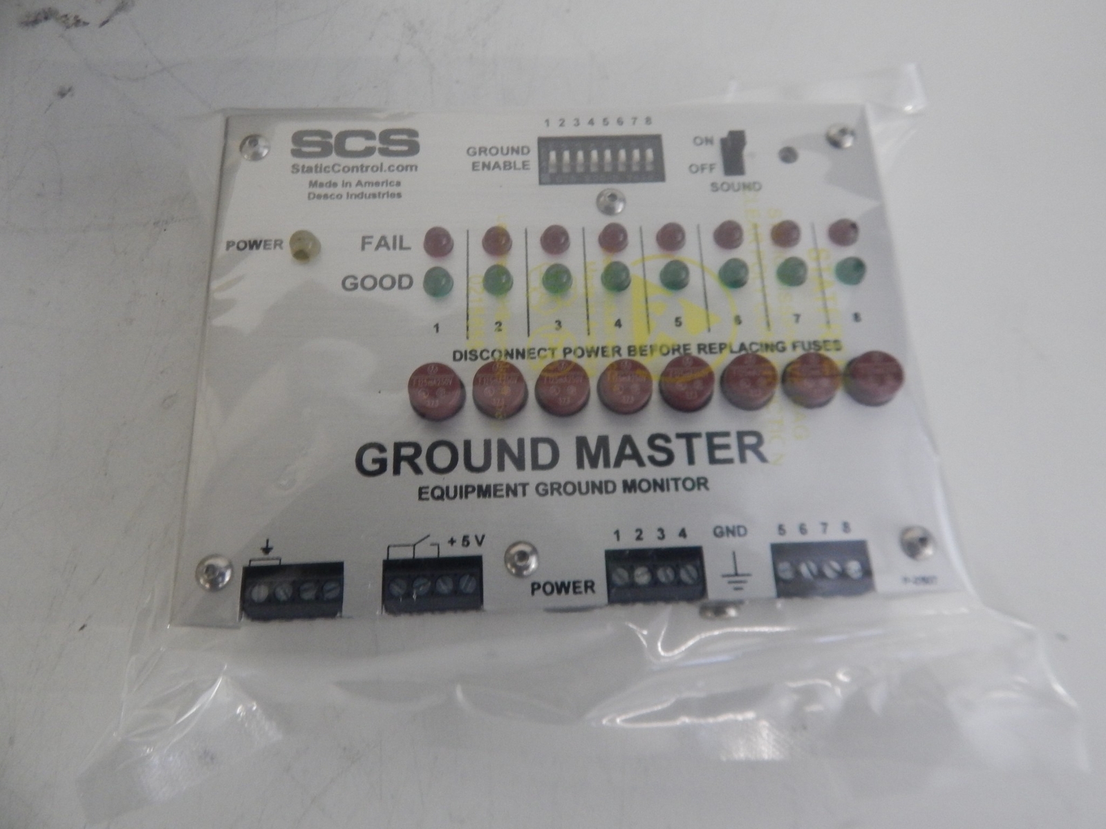 SCS GROUND MASTER EQUIPMENT GROUND MONITOR MODEL CTC065-RT-WW – NEW (PSM111)