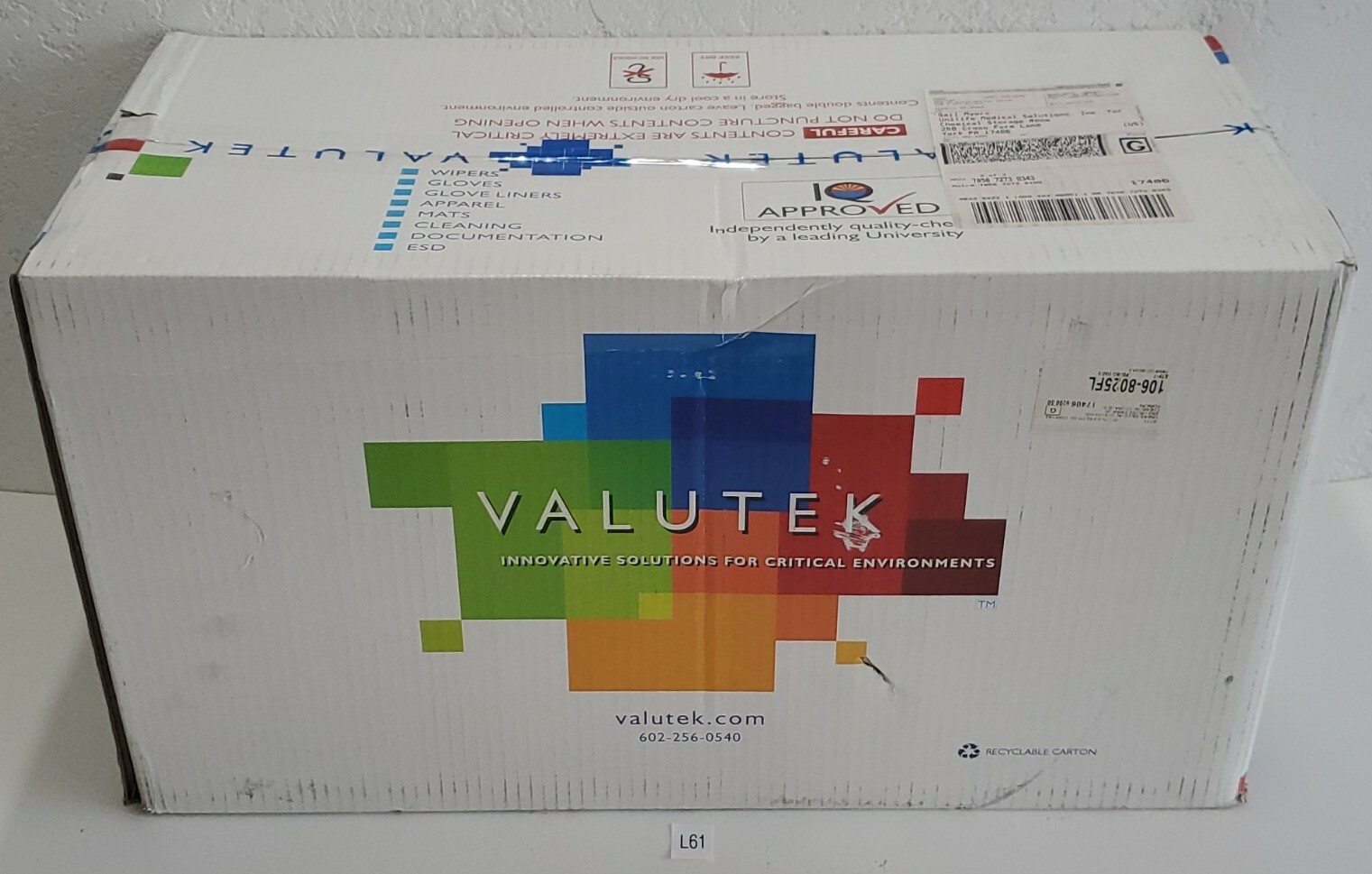 *NEW* Valutek VTPNWS170R-99 Refill Pack Medical 70% Isopropyl Alcohol 9″x9″