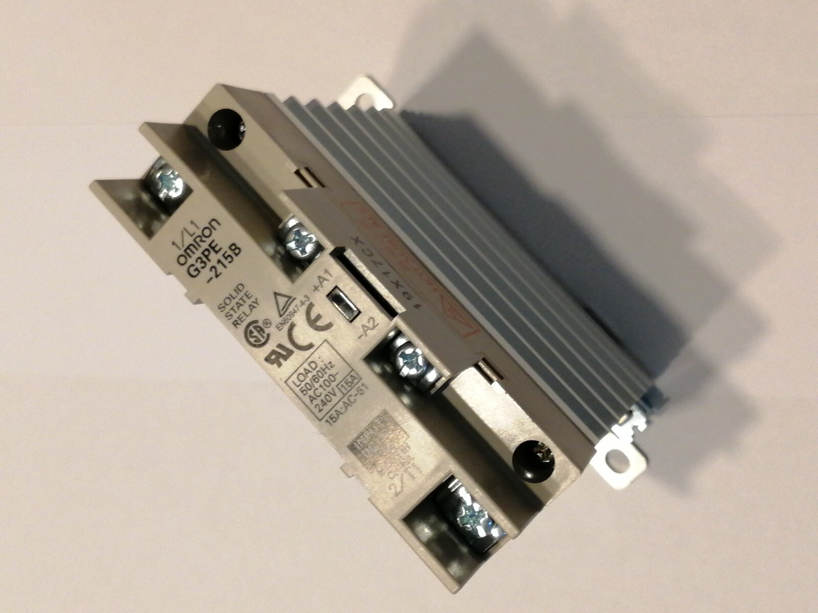 NEW in Box **(Lot of 4)** Omron G3PE-215B, Solid State Relay 15A, 100-240V