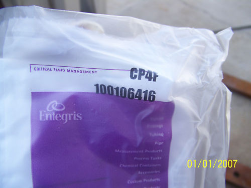 ENTEGRIS 1/4″ PFA TUBE CAP FLARETEK P/N: CP4F