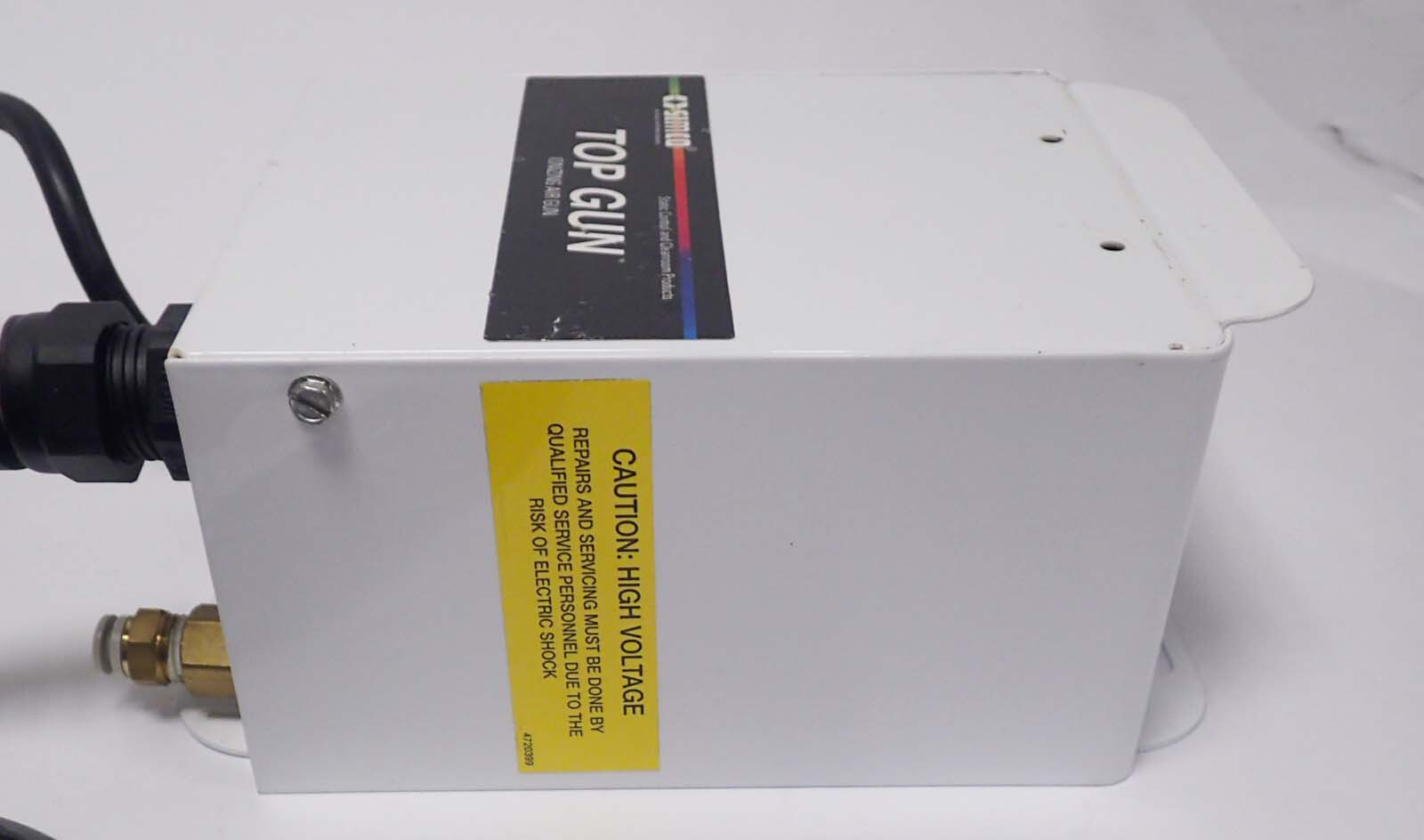 SIMCO TOP GUN SIDEKICK 4006992 IONIZING AIR GUN 120V IN: 100 PSI w/ FOOT PEDAL