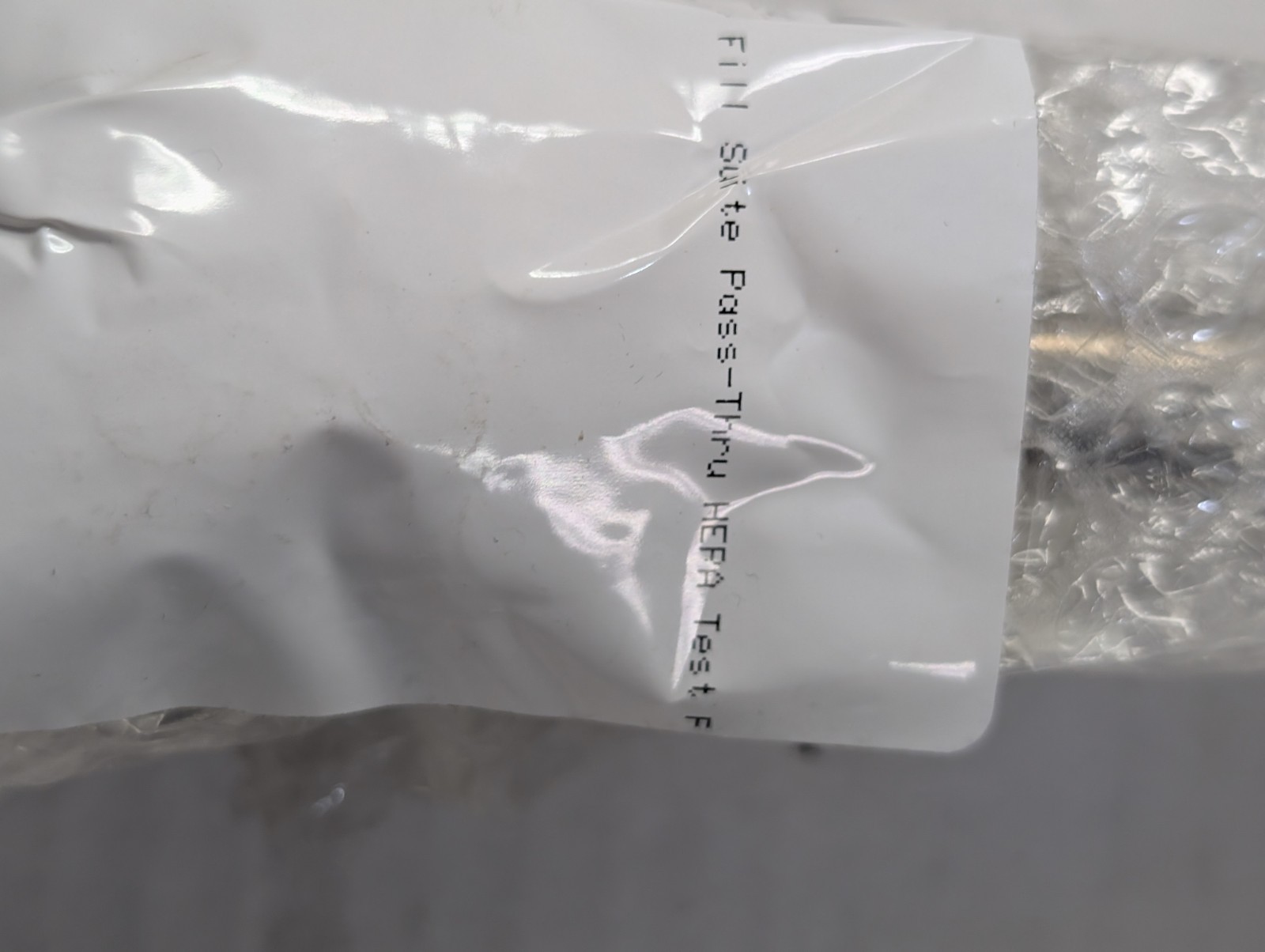 Cleanroom HEPA Filter Test Port Spare Parts Kit Stainless Steel Transfer Tube