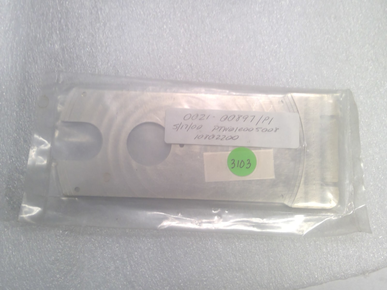 0021-00897; BLADE, 6″, BUFFER, O-RING, THIN METAL
