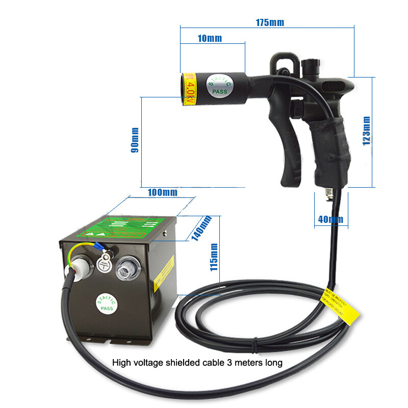 Industrial Electrostatic Ionizing Air Handle Eliminator Dust Removal 4.6KV 220V