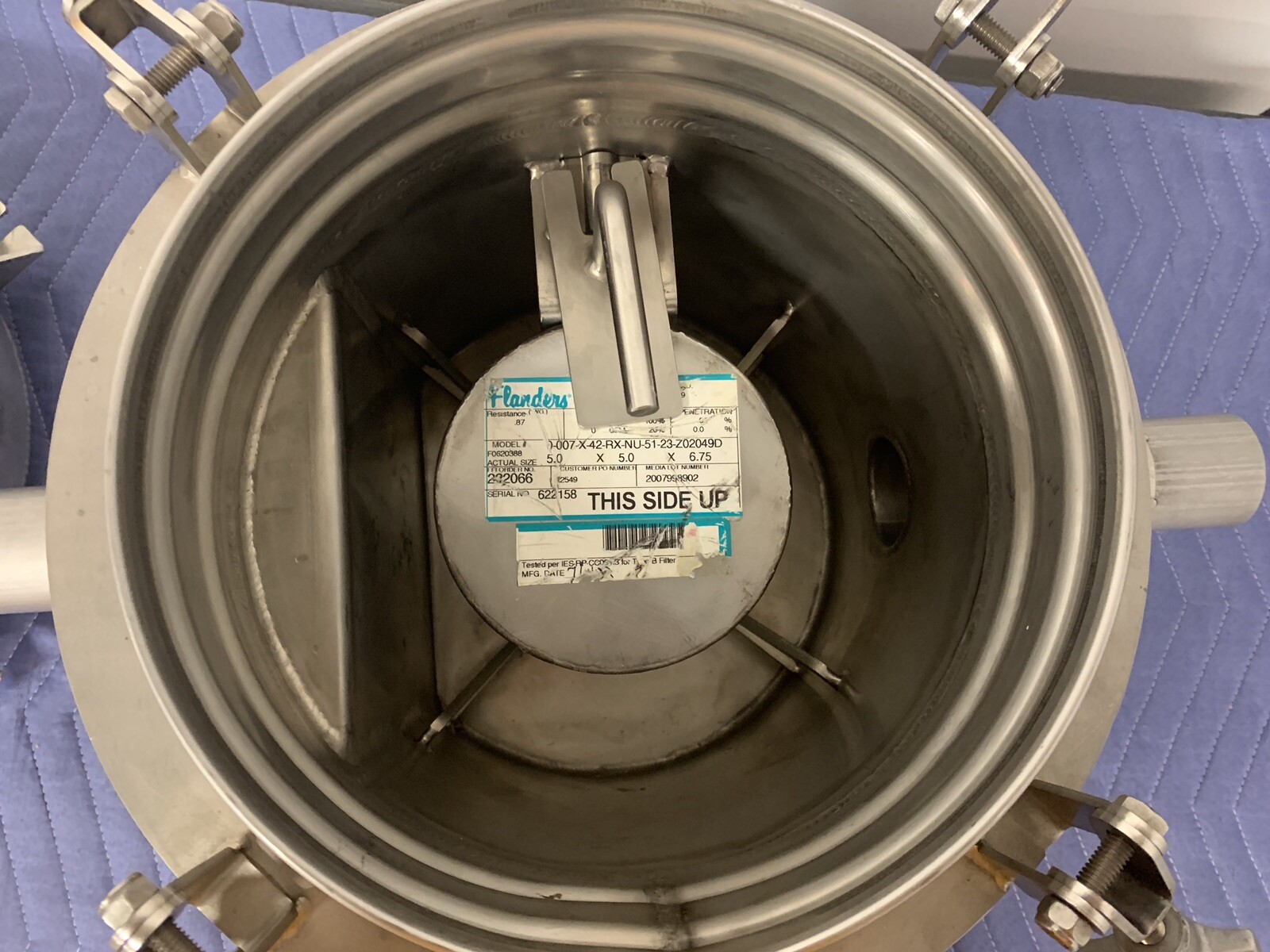 Flanders/CSC GRF Series Bag-In/Bag-Out Filter Housing GR1F-5X6-304 for Training